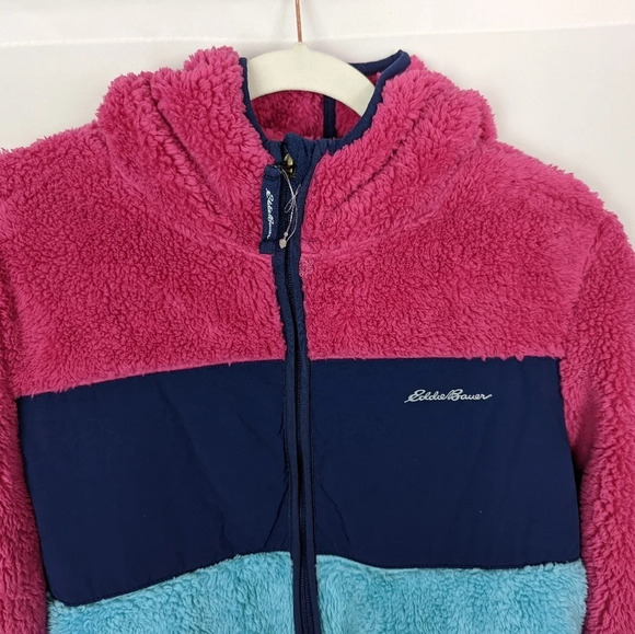 Eddie Bauer Girls sz.L 14/16 Fleece Hooded Jacket Goose Down Coat Lot Set Bundle - Picture 11 of 16